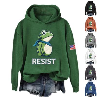 Женская мода Повседневные универсальные толстовки на каждый день с длинным рукавом и капюшоном