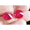 Natural Mozambique Ruby 12-14 Ct Round Cut Pair Certified Fabulous Gemstone