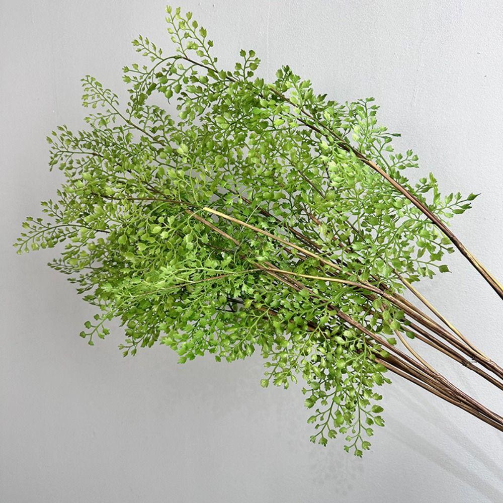 Handmade Artificial Greenery Fern Grass Realistic Fake Plants  Floral Arrangements Materials