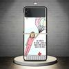 Забавный чехол для телефона Samsung Galaxy Z Flip 4 3 5G, черный твердый чехол ZFlip 4 3, роскошный противоударный бампер Coqu