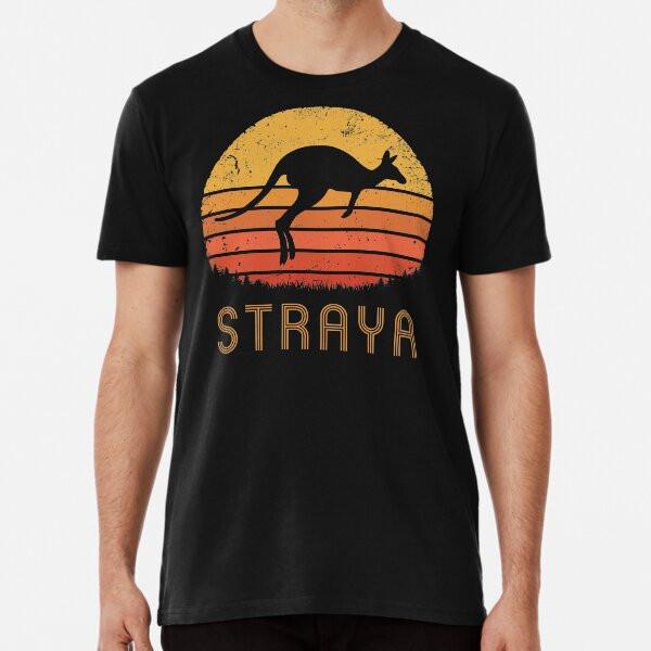 Премиальная футболка Straya от S до 5XL Сделано в Австралии/США Футболка