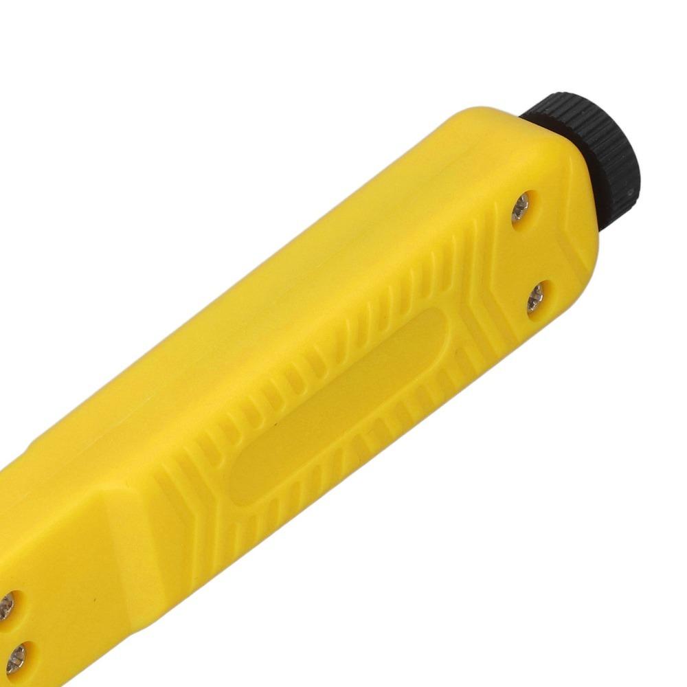 Yellow Wire Stripper Pen Durable Coax Cable Tool Multi-Conductor Wire Cutter Home Decoration