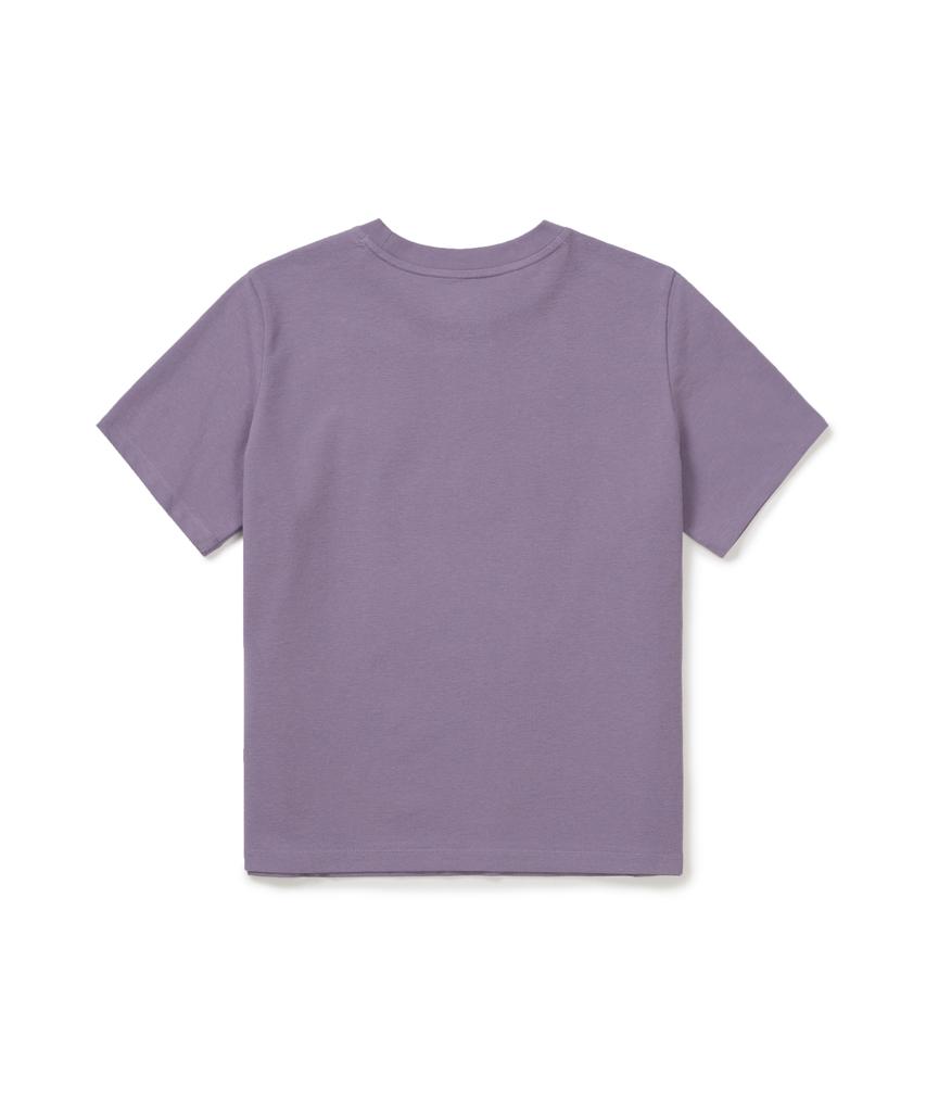 SNOWPEAK APPAREL Женская полуукороченная футболка с коротким рукавом из Sorona (S26Mwfts05) фиолетовый