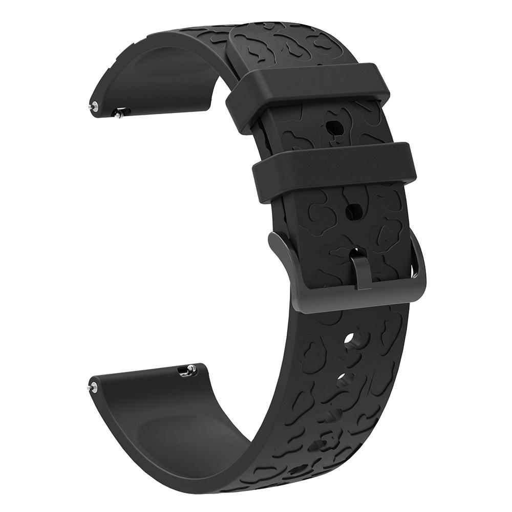 For Samsung Gear S2 Classic/GarminMove Style/Huawei Watch GT 2 42mm Silicone Strap 20mm Laser Carving Watchband