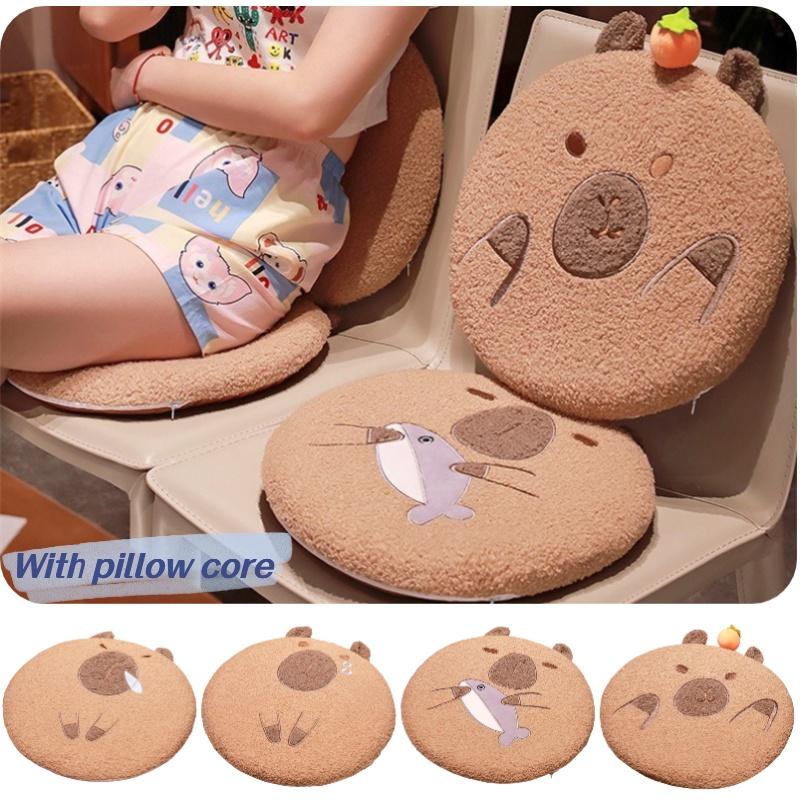 Cute Cartoon Water Deer Cushion Thickened Seat Cushion For Office Non-slip Chair Pad