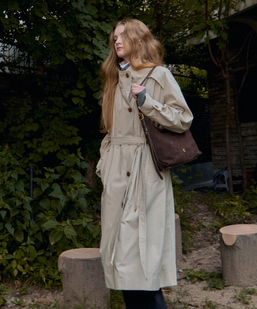 Lememe Sac Leonie Suede Marron