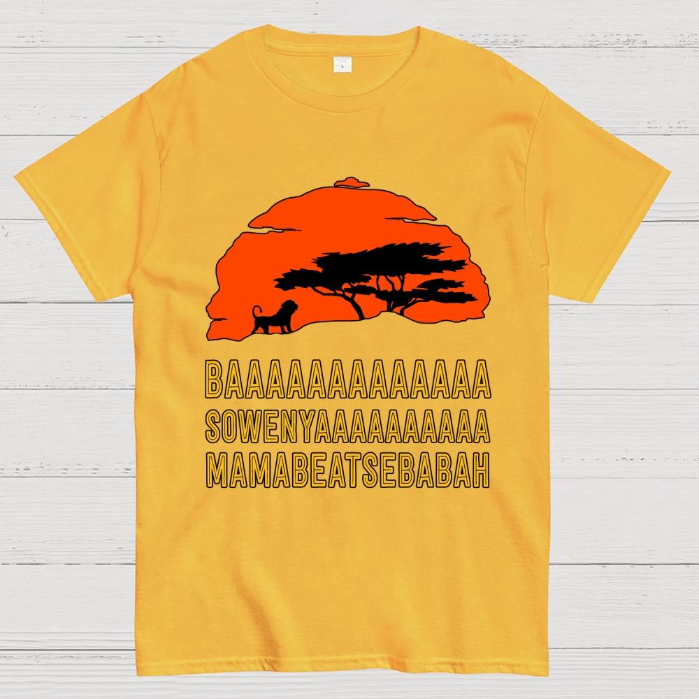 Baaa Sownyaaa Mamabeatsebabah Unisex Cotton Summer Casual Cool Loose T-Shirt