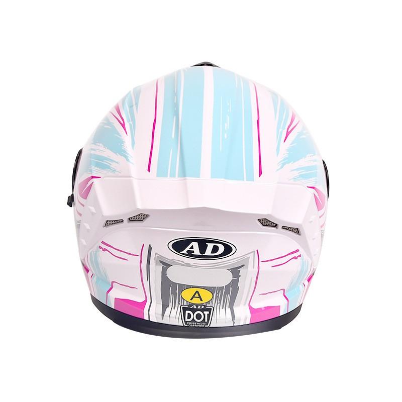 DOT 3C Certified Full Face Motorcycle Helmet Men Women All Season Riding Safety Gear