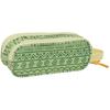 Trousse Double - SAFTA - Mufasa - Confortable - Polyvalente - 21x6x8 cm - Vert/Beige