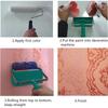 DIY Labor Saving Flower Pattern Handhold Paint Machine Wallpaper Making Paint Roller Paint Tool