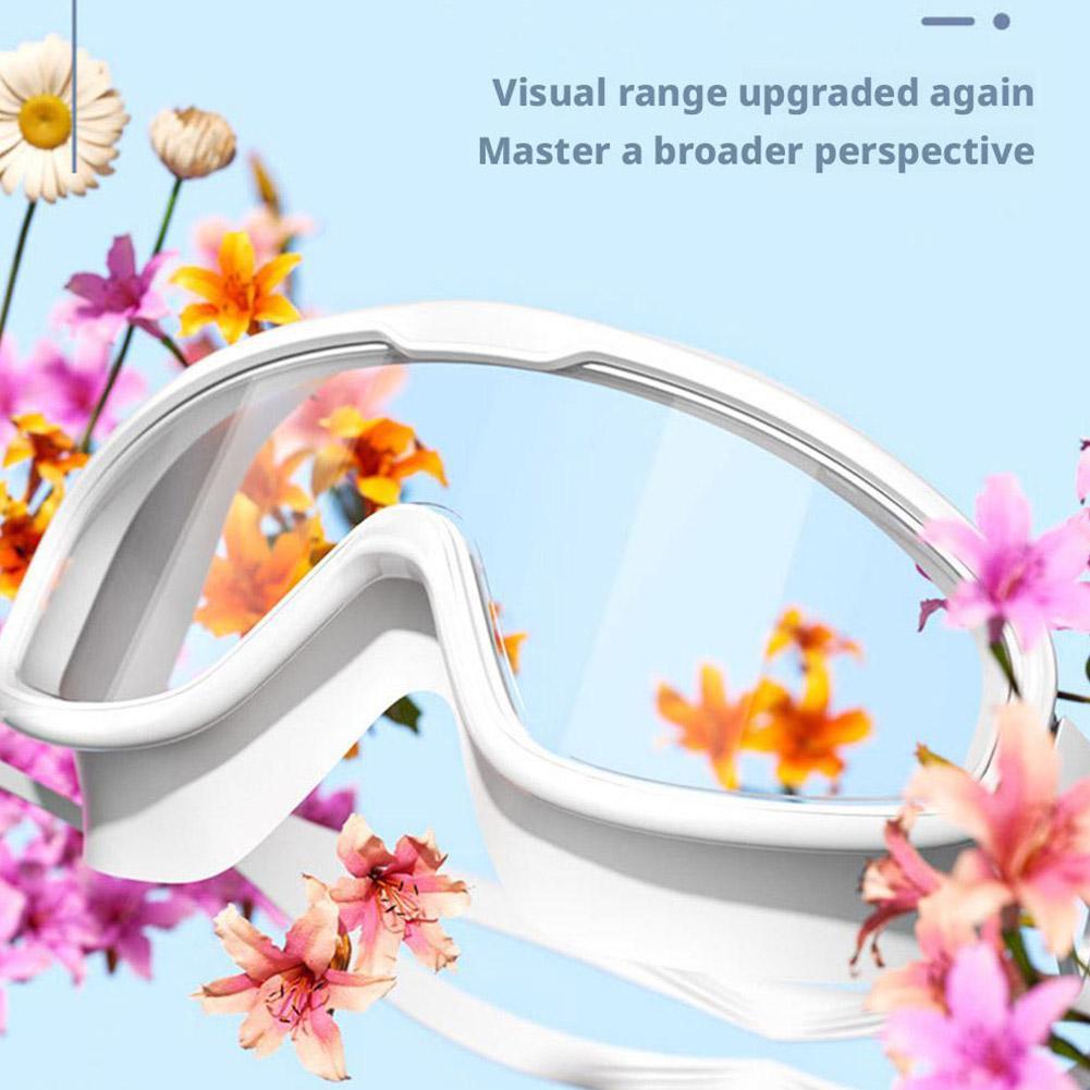 Kids Swimming Goggles Big Frame HD View Anti-fog Waterproof Children's Swim Goggles Boys and Girls Multi-color To Choose