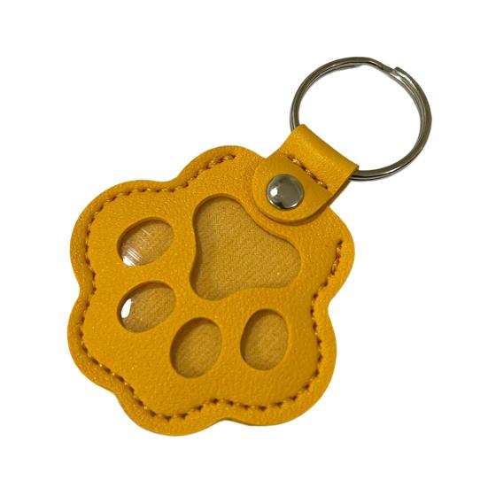 Брелок из искусственной кожи для шерсти питомца, сувенирный брелок в форме кошачьей лапы, простой в использовании, памятный брелок в память о питомце