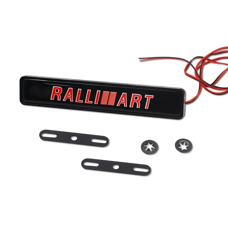 Car LED Lights Front Grille Emblem Badge for Mitsubishi Outlander L200 Lancer ASX Colt Pajero Eclipse Mirage Decoration