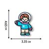 Little girl patch sticker hot melt adhesive self-adhesive embroidery cloth sticker decoration computer embroidery sheet ironing