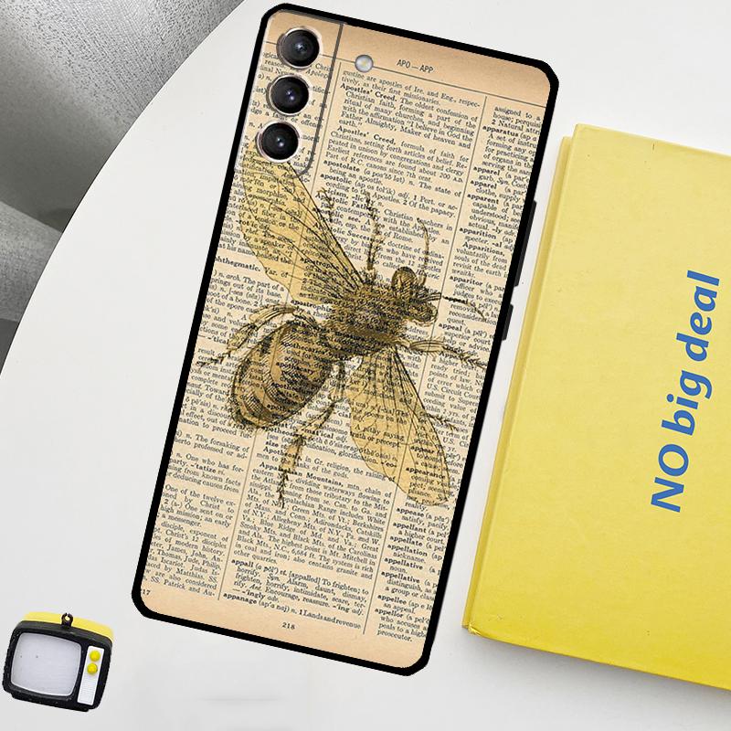 Чехол Bee Honey для Samsung Galaxy S23 FE S22 Ultra S20 S21 FE S8 S9 S10 Plus Note 10 20 Ultra Cover