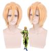 35CM Pannacotta Fugo Cosplay Wig Anime JoJo's Bizarre Adventure Golden Wind Short Blond Hair Wig Halloween Carnival Costume Wigs