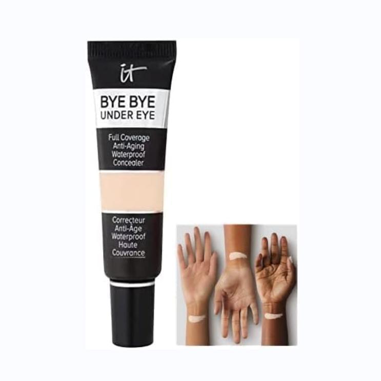 Нейтральный средний, Bye Bye Under Eye, антивозрастной водостойкий консилер с полным покрытием, матовый и непористый, ультра растушевываемый, Medium20.0 (12мл) (Свет 10,5)