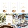 Wooden Table Number Stand Elegant Name Cards Holders  Party Wedding Decorations