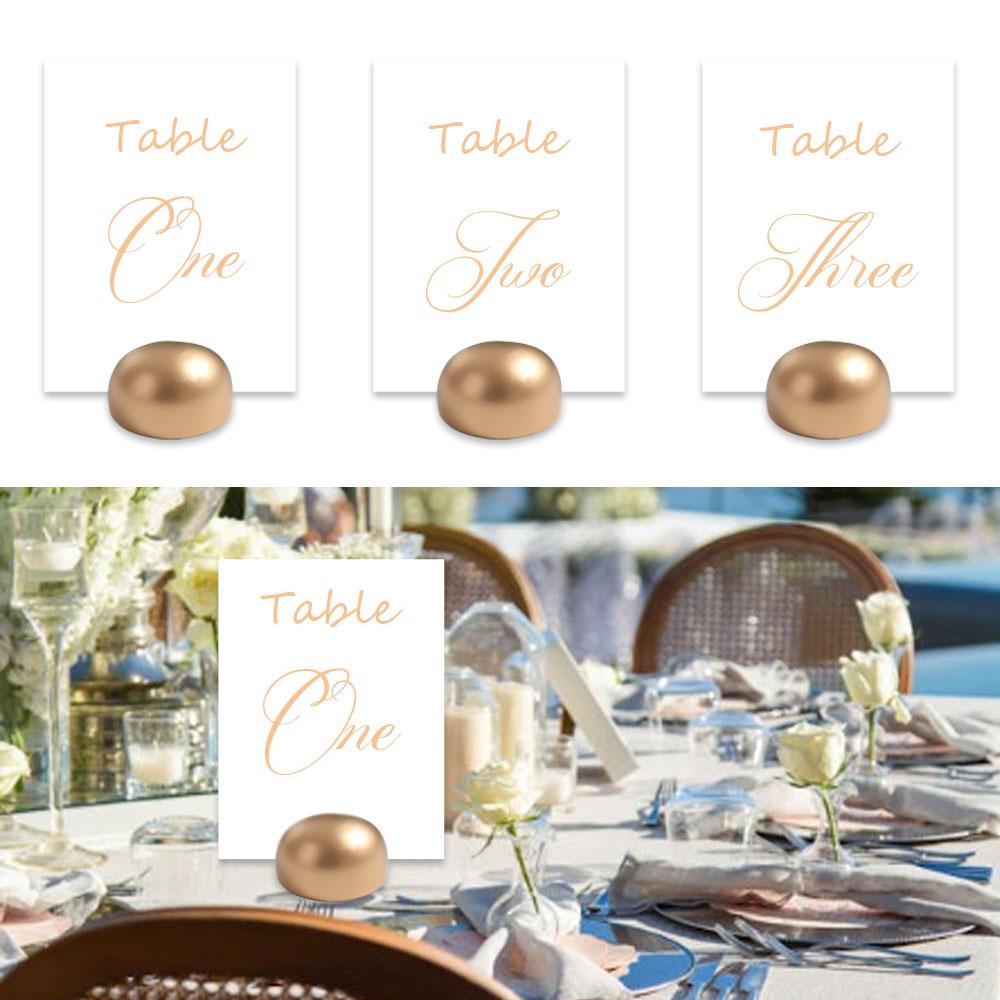 Wooden Table Number Stand Elegant Name Cards Holders Party Wedding Decorations