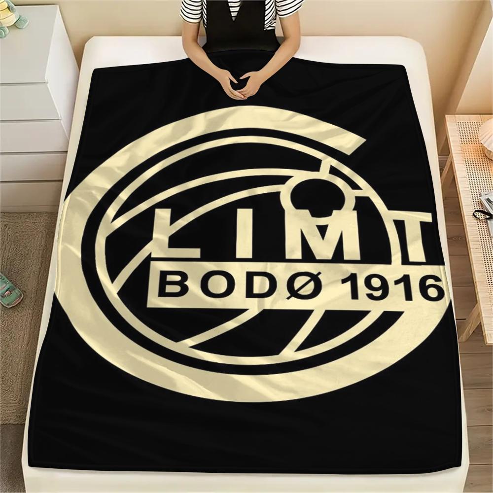 1PC FK BodøGlimt Print Flannel Blanket, High quality Comfortable for All Seasons, Home Decor, Warmth and Comfort, Perfect for Christmas Gifts