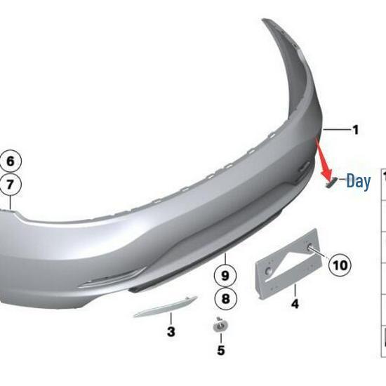Крышка буксировочного крюка заднего бампера BMW Z4 E89, 51127228112