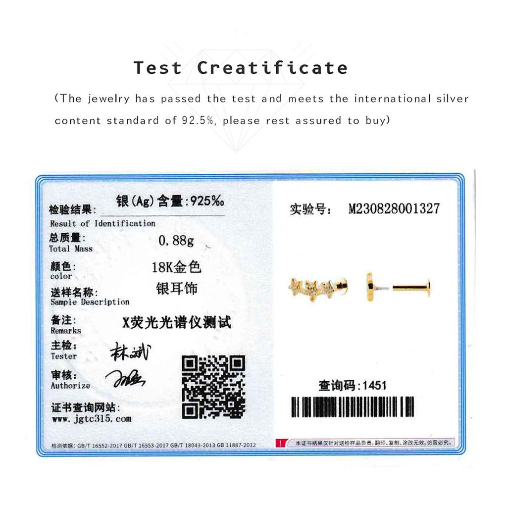 ANDYWEN Серьги-гвоздики с тремя звездами из стерлингового серебра 925 пробы, роскошные ювелирные изделия для пирсинга, 2023, свадебные украшения