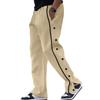 Sports Row Button Men's Casual Trousers Spring and Autumn Models Loose Straight Drawstring Large Size Trousers Men