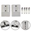 2 Pcs 50 AMP 600V For Anderson Plug Cable Terminal Battery Power Connector Cable Connectors Pins Lugs Copper Terminals