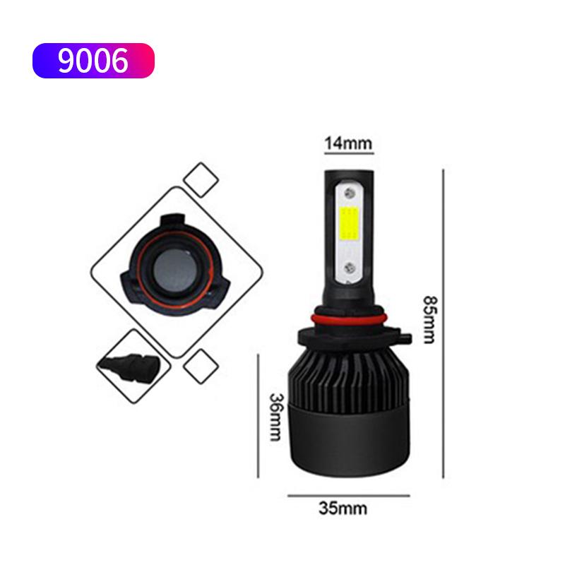 2 шт. супер яркие светодиодные фары автомобиля 10000LM 50 Вт H4 H1 H7 H8 H9 H11 H16 Canbus 9005 HB3 9006 HB4 Противотуманные фары 3000 К 4300 К 6000 К 8000 К