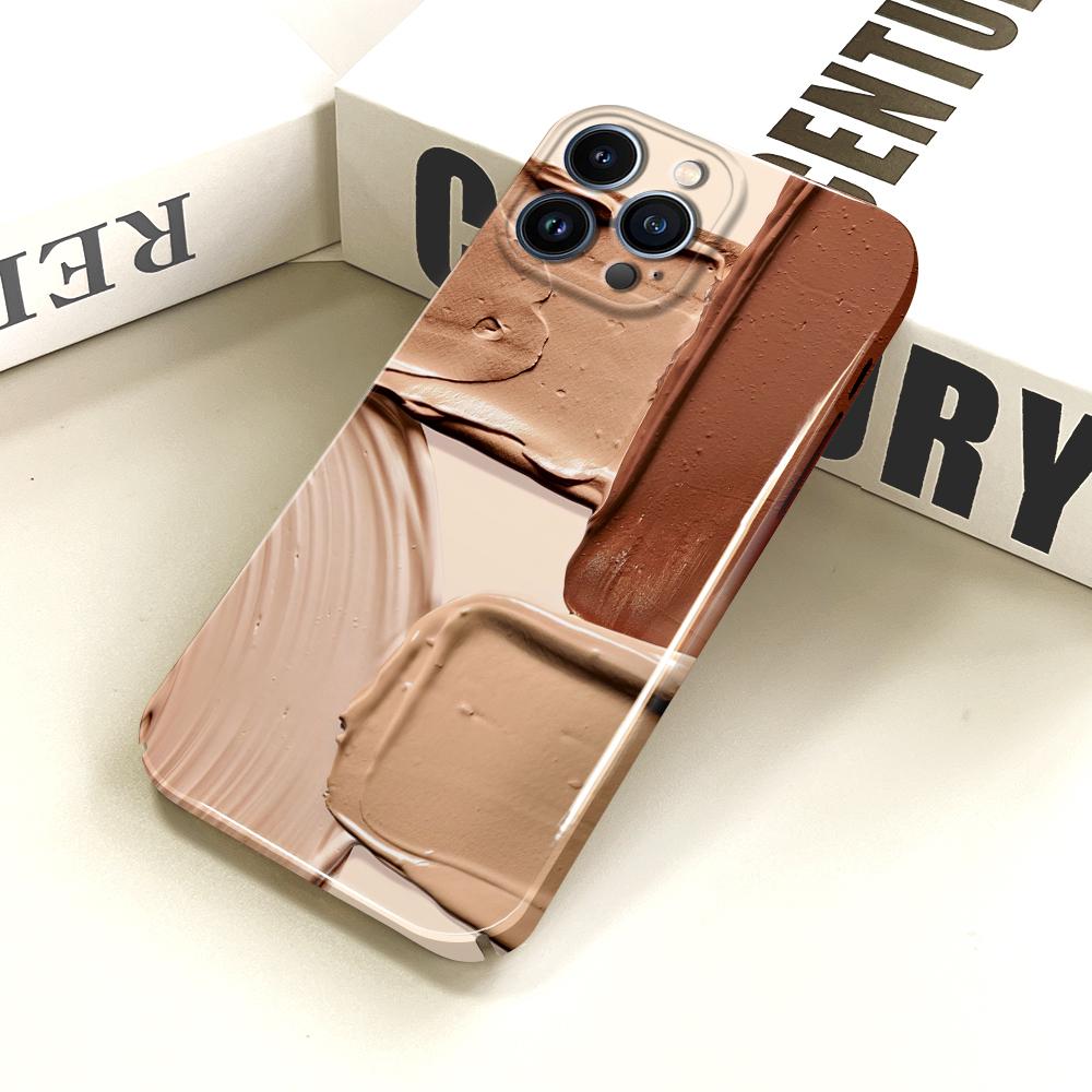 Универсальный чехол для телефона с пленкой и мультяшным модным дизайном, твердый чехол с полным покрытием, защитный чехол для камеры для iPhone, Samsung, Xiaomi, Poco, Redmi, Huawei, Honor