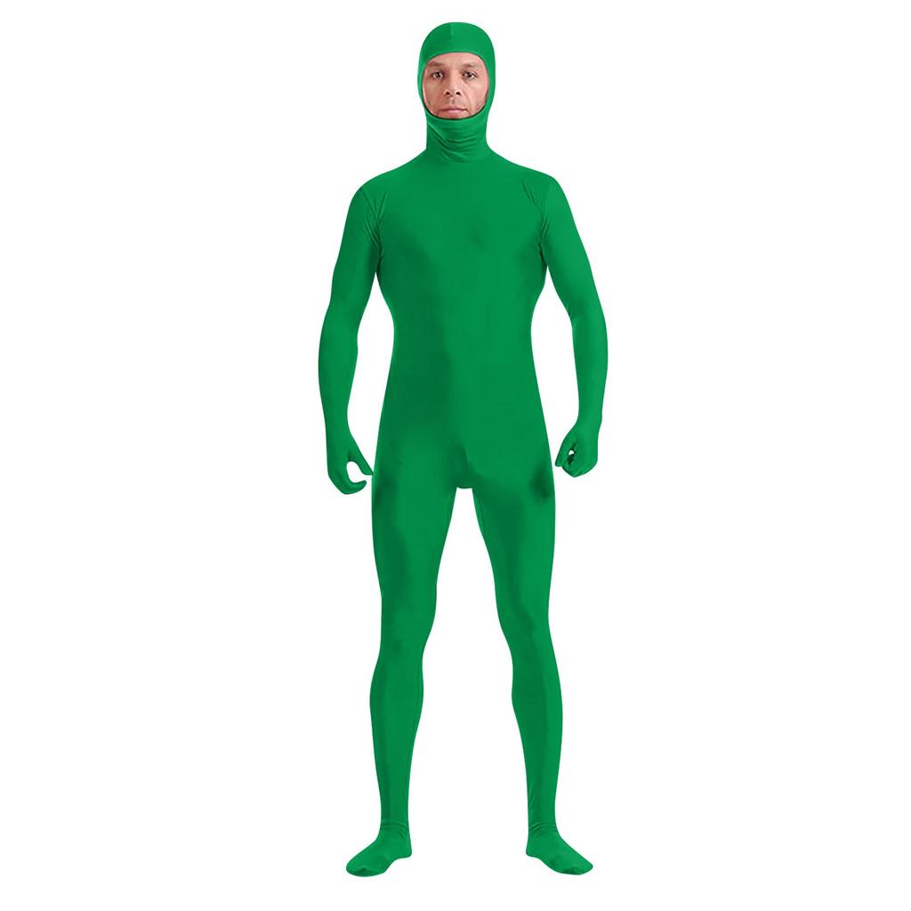 Zentai Suit Cosplay Leotard Full Bodysuits Green Screen Suit Halloween Costumes