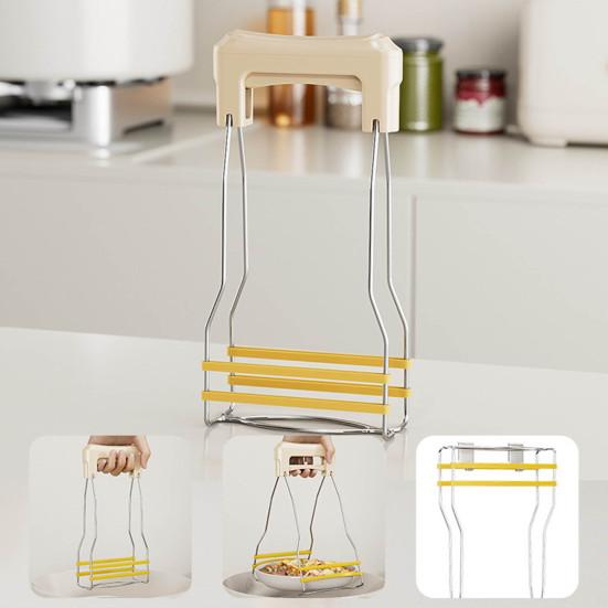 Защитные щипцы для посуды, держатель-клипса, термостойкий захват для сковороды, надежный захват