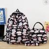 Sailrna Cartoon 3-Piece School Backpack Set