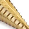 Step Drill, Hexagonal Axis, Spiral, HSS Steel, Pagoda Drill, Ladder Drill, 0.16 - 1.5