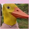 Novelty Yellow Duck And Lion Latex Mask For Holiday Celebrations And Costume Parties