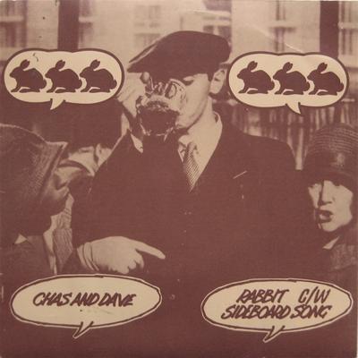 7-дюймовая пластинка CHAS & DAVE - Rabbit / Sideboard Song ROCKNEY9 Рокни 1980 Великобритания Рок Б/У