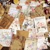 100 Листов Винтажная Основа для Коллажа Декоративная Бумага, Большой Объем Арт Ретро Бумага для Фона Журнала