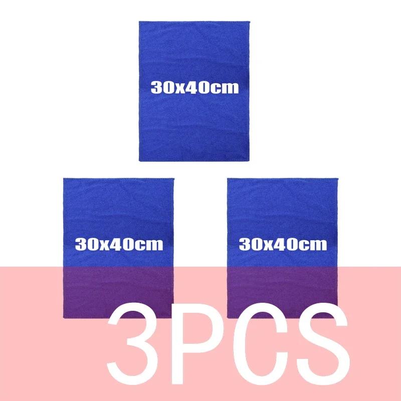 1/3 шт. Автомобильное мягкое полотенце из микрофибры 30 см*60 см Очень мягкое Детализация Уход Мойка Чистка Сушка Ткань Полотенце Автомобильная Чистка Автомобильные Инструменты Новое