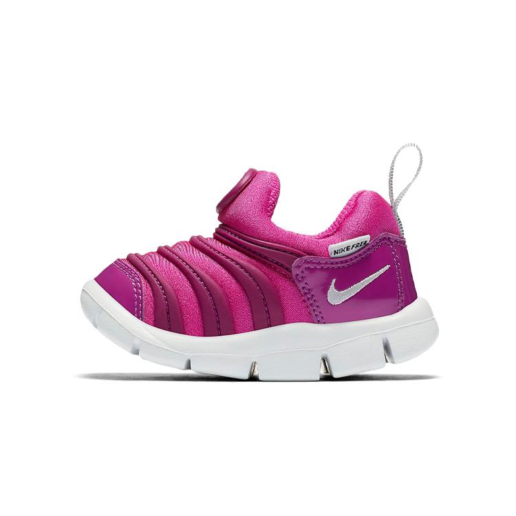 Nike Dynamo Free Low top Sports Casual Shoes Pink Purple Infant And Toddler 343938-622