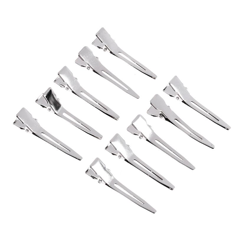 10 шт. 4,5 см Заколки-клипсы для наращивания волос, клипсы для плетения парика, зажимы-крокодилы с одним зубцом для бантов, аксессуары для DIY, заколки для волос