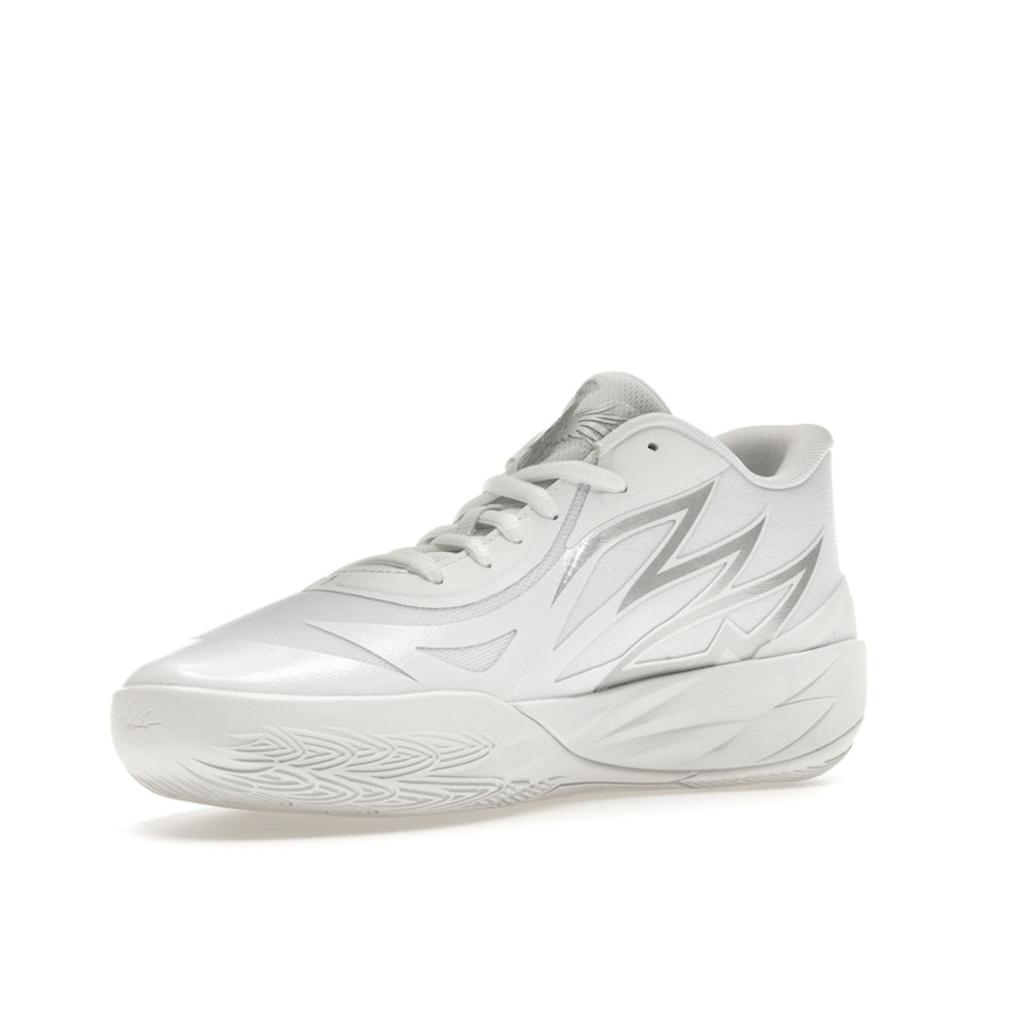 Puma Кроссовки MB.02 Lo Triple White Мужские Серебро 379419-01