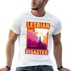 Lesbian Disaster  TShirt Light Athletic Short Sleeve Tee Shirt