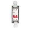 2P Miniature Circuit Breaker IP65 Waterproof Disconnect Switch for Solar PV System DC 1000V 20A