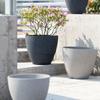 Frosted Plant Planter Thickened Plant Cultivation Pot Frosted Imitation Stone Flower Pot  Office