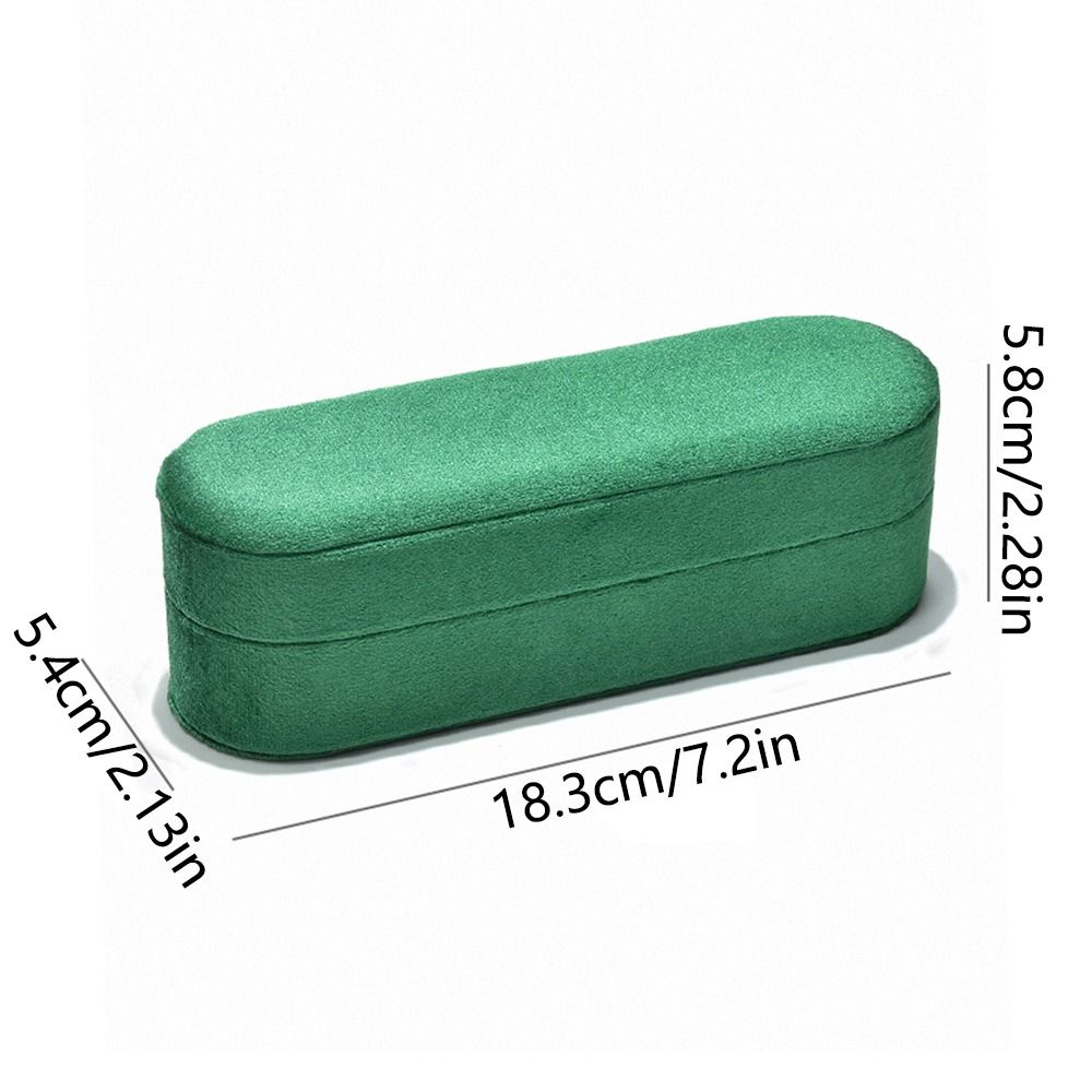 Lid Ring Storage Box Multiple Compartments Jewelry Storage Holder Case Home Closet