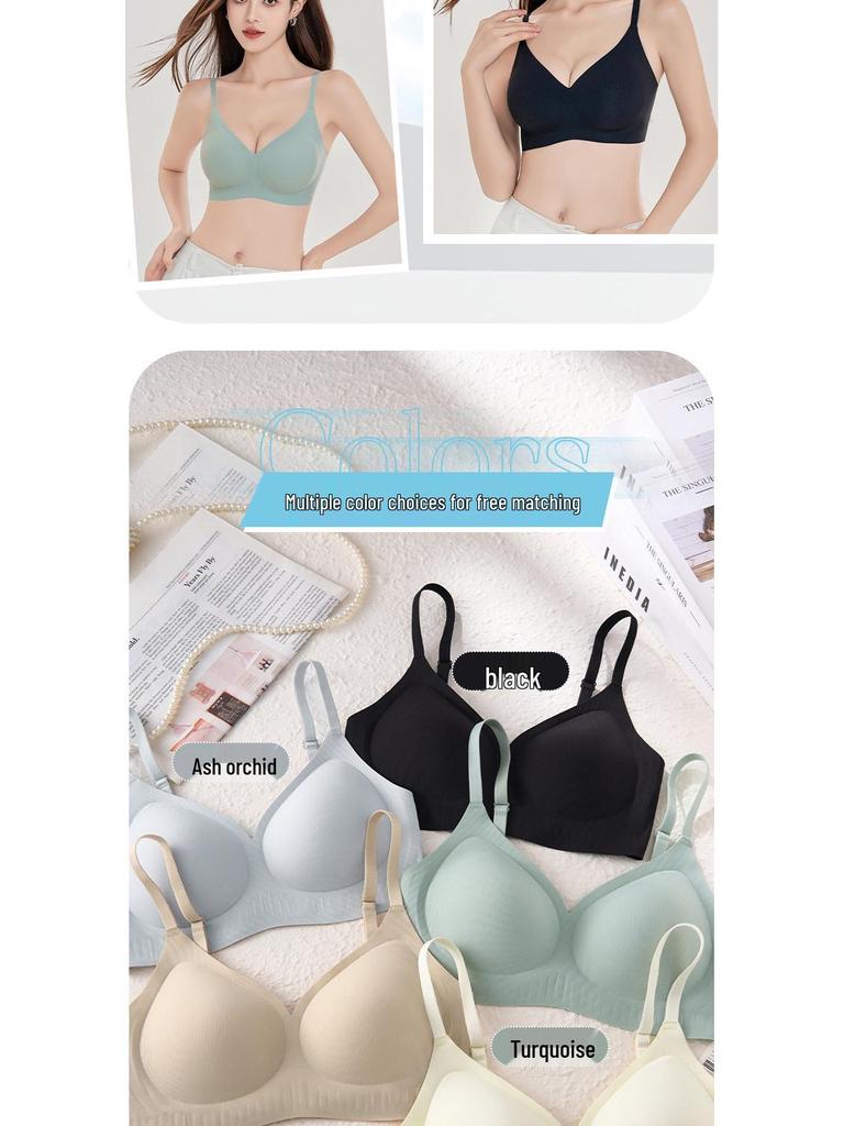 Бесшовный бюстгальтер пуш-ап с резьбой для увеличения маленькой груди: 3D Стерео Чашка, Мягкая Поддержка, Красивый Дизайн Спины