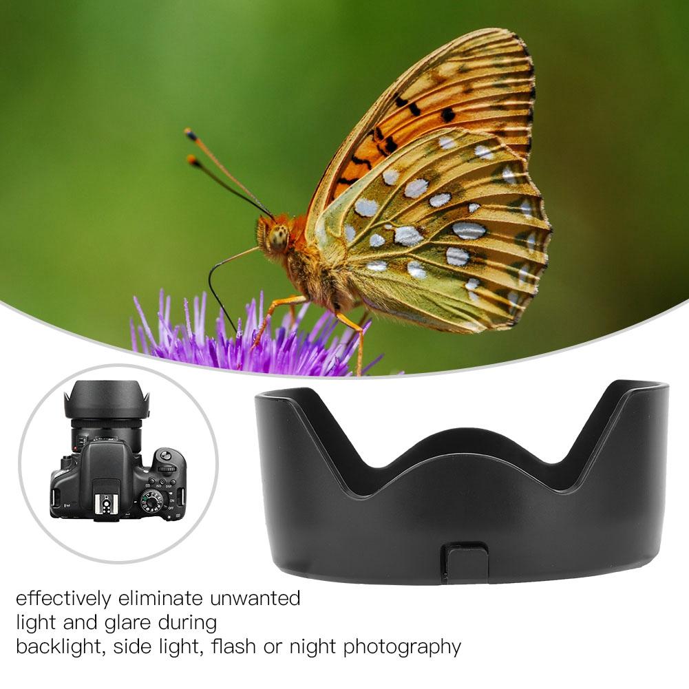 ES 68II ABS Camera Mount Lens Hood Replacement Accessory for Canon EOS EF 50mm f 1.8 STM Lens