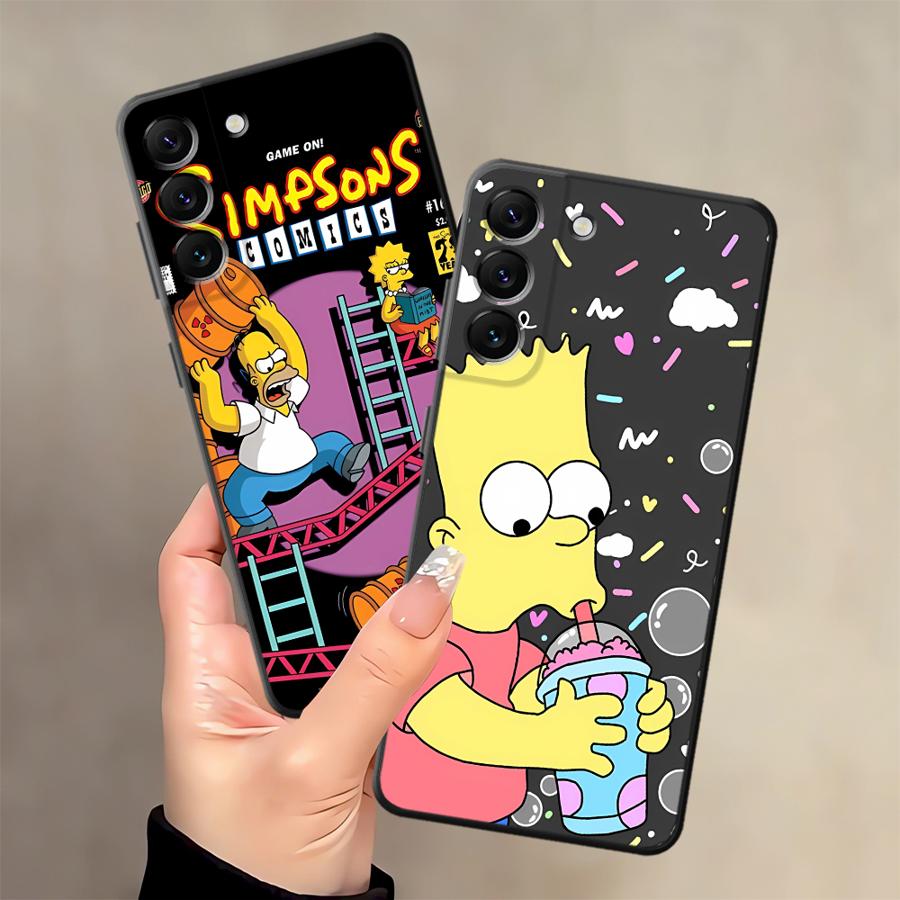 Мультяшная Funda Чехол для телефона The S-simpsons для Samsung Galaxy A70 A15 A04 A06 A12 A16 A40 A13 A20 A05 A50 A17