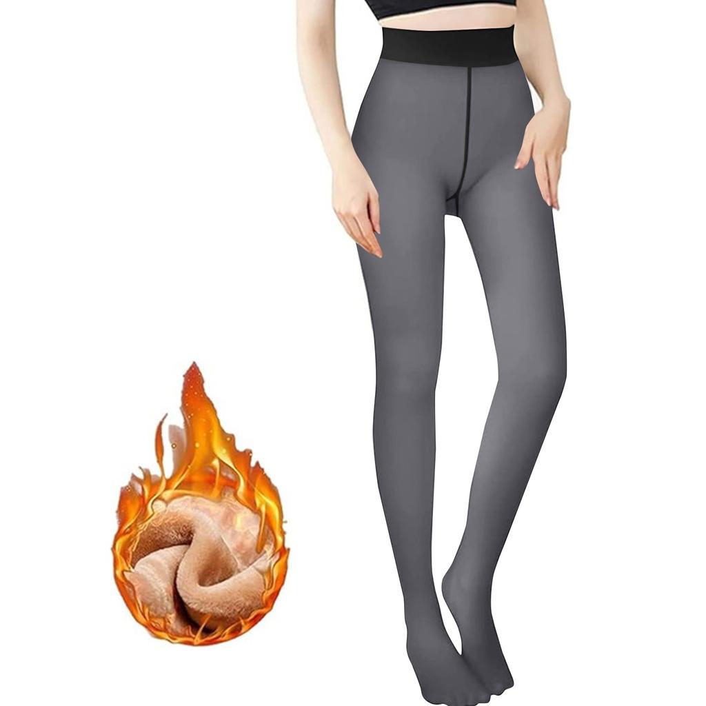 Женская мода Большие размеры колготки Носить теплые колготки Большие размеры колготки леггинсы поверх черной кожи