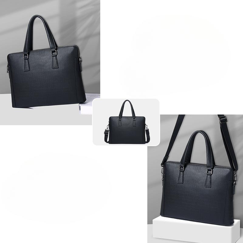 Модная мужская сумка из коровьей кожи, высококлассный мужской портфель